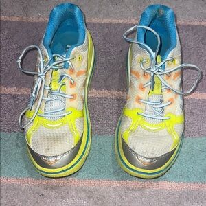 Vibrant Yellow and Blue mens Sneakers